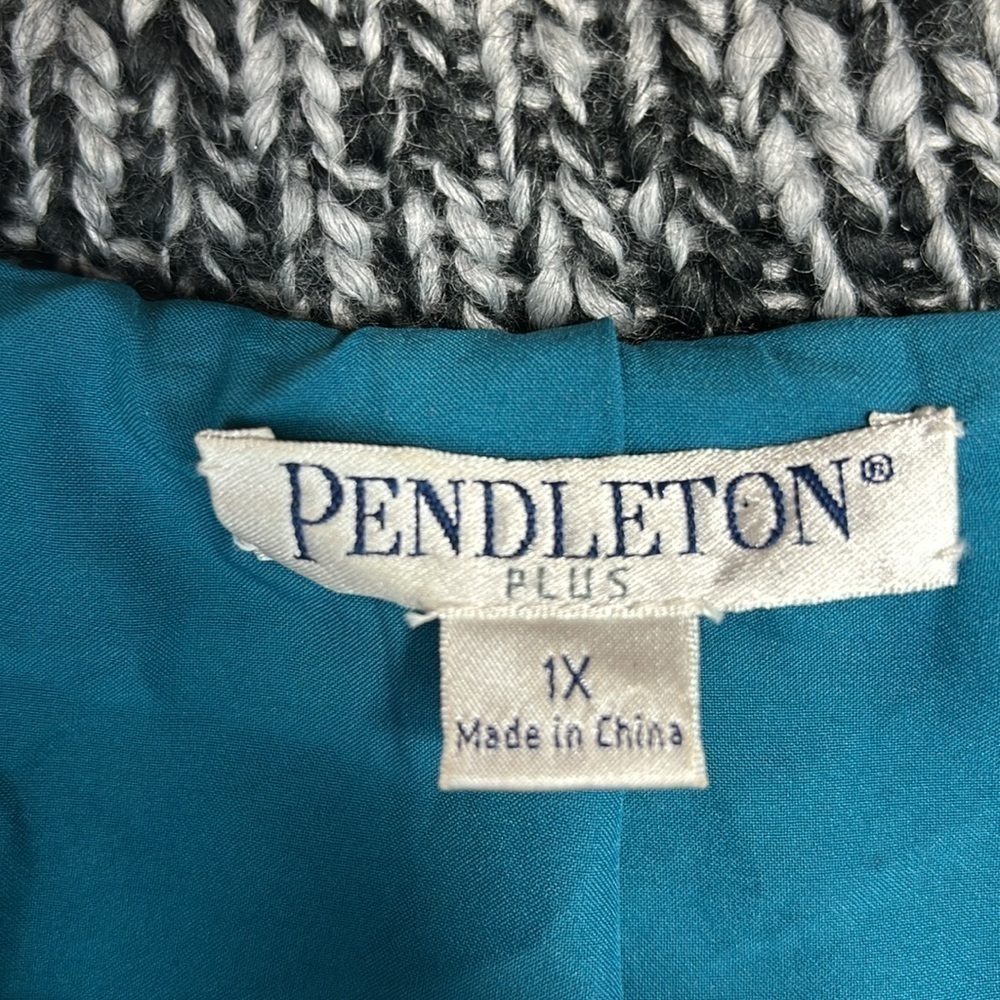 Pendleton Plus Wool Alpaca Blend Soft Chunky Knit… - image 4
